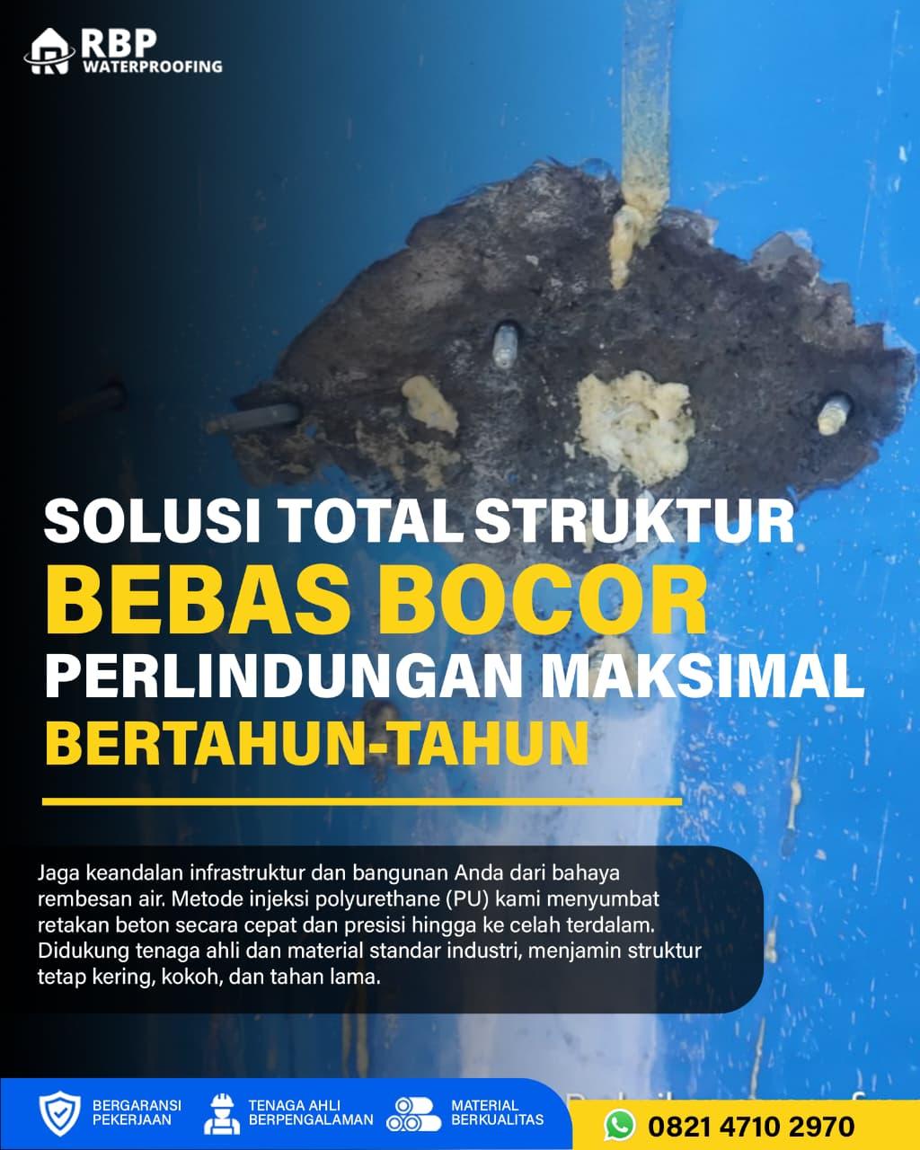 spesialis suntik beton rembes palembang